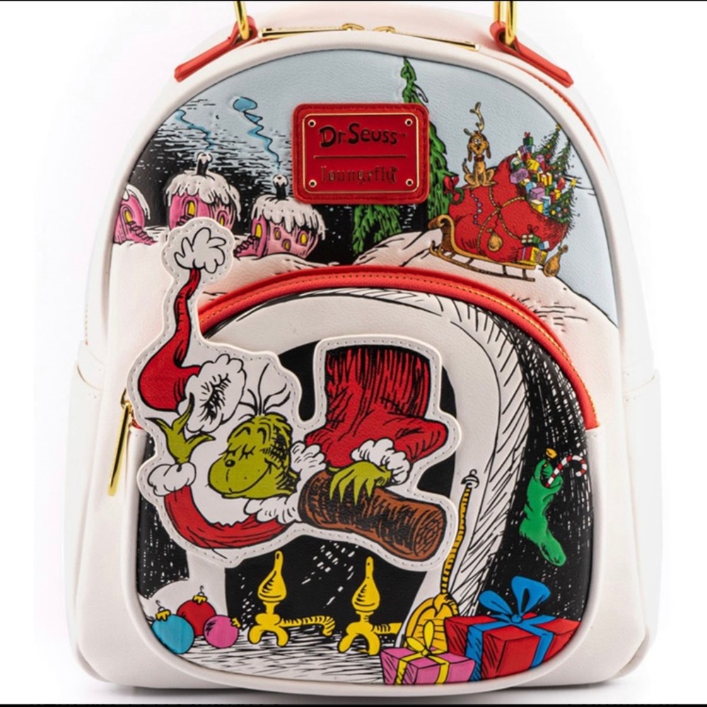 COPY - NWT Loungefly Dr Seuss the grinch chimney thief